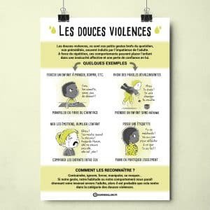 Affiche Bougribouillons Les douces violences.