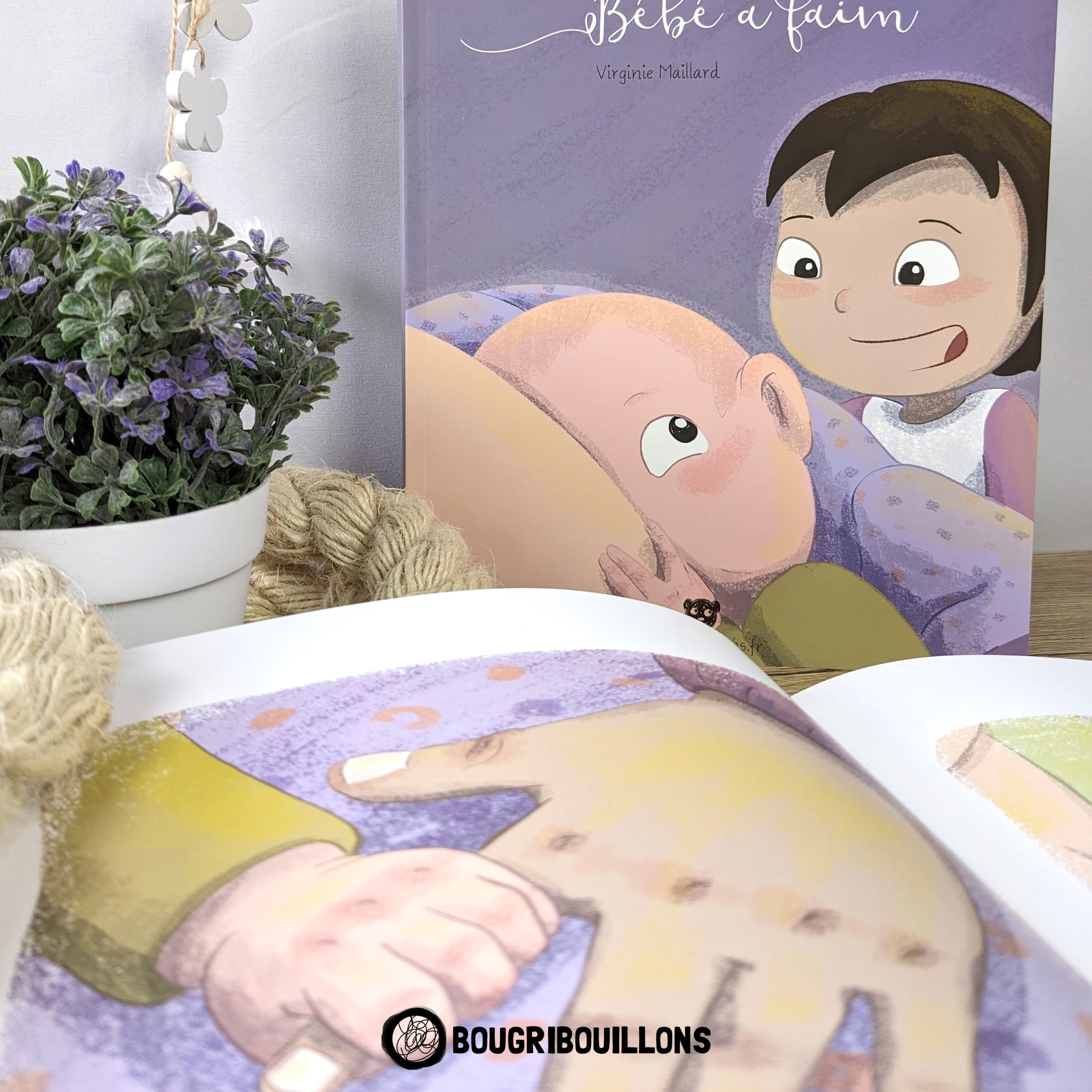 Album jeunesse "Bébé a faim" de Virginie Maillard - Un livre pour enfant qui parle d'allaitement