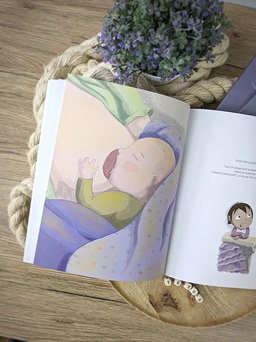 Extrait du livre "Bébé a faim" de Virginie Maillard - Bougribouillons