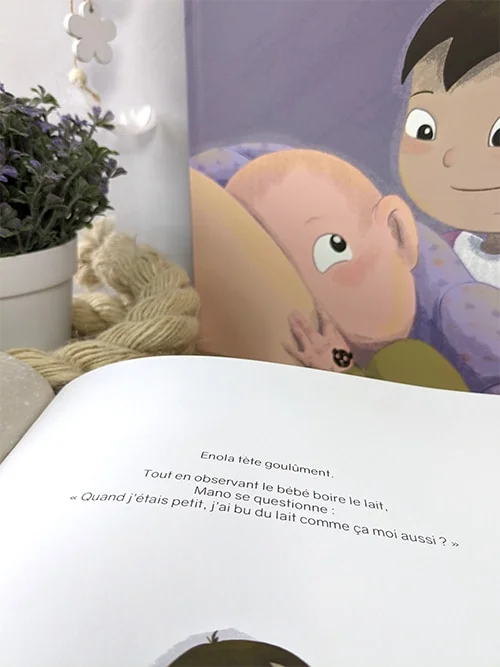 Extrait du livre "Bébé a faim" de Virginie Maillard - Bougribouillons
