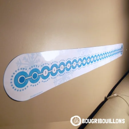 Photo frise de l'avent à gommettes Bougribouillons