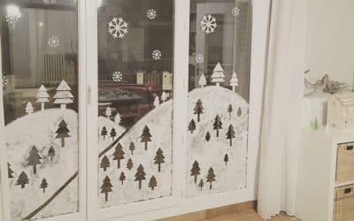 Décorer ses vitres en hivers