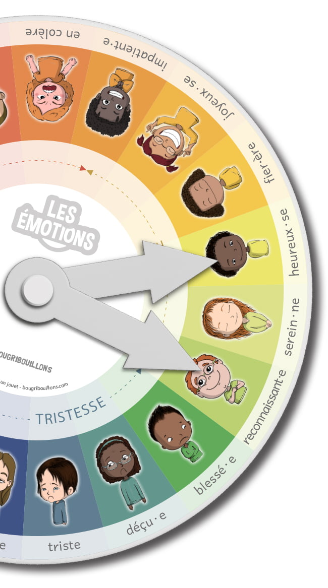 Roue des émotions Bougribouillons seconde édition