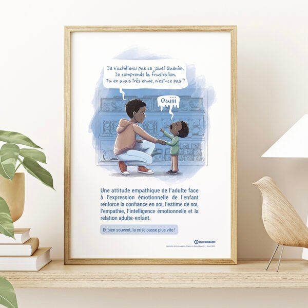Affiche "Regard sur... les émotions de l'enfant". Série "Regard sur...". Magazine Enfance en Bienveillance.