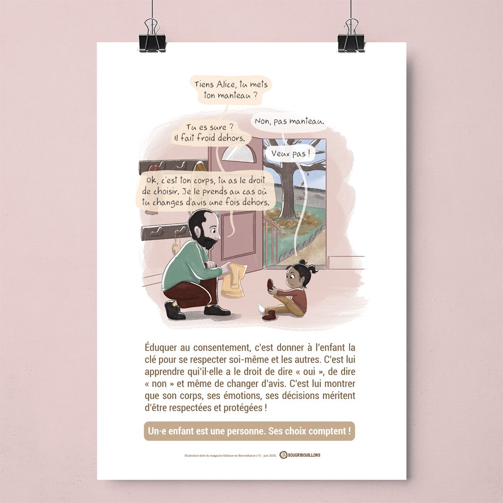 Affiche Bougribouillons - Regard sur... accompagner les choix.
