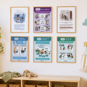 pack 6 affiche "Pour une éducation bienveillante"
